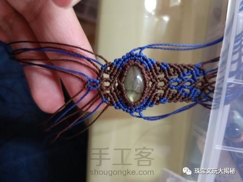 斜卷结戒指编制过程及日用品批发