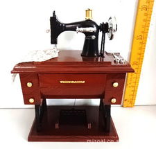 复古情怀，音乐传情 缝纫机八音盒，献给父母的创意节日礼物